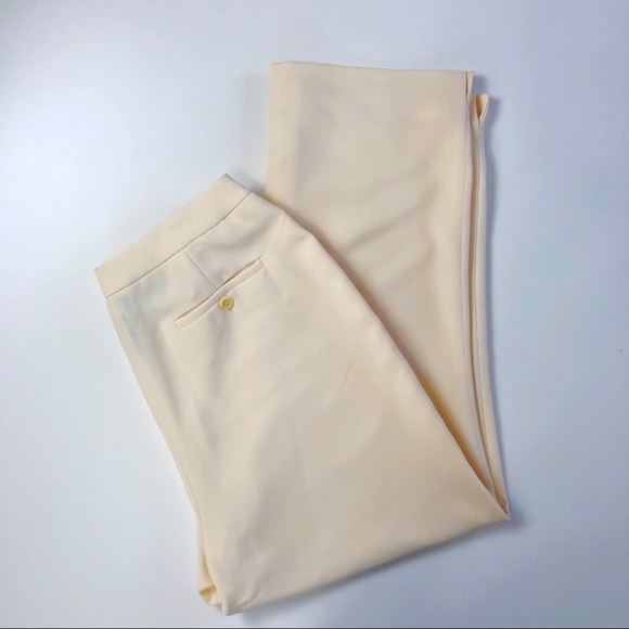 Lauren Ralph Lauren Cream Color zip up dress Pants - Picture 2 of 8